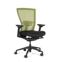 Bureaustoel Riga | Stof  | Groen Zwart - thumbnail