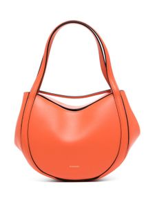 Wandler mini sac à main Lin en cuir - Orange