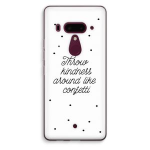 Confetti: HTC U12+ Transparant Hoesje