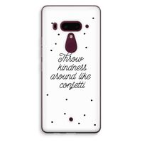 Confetti: HTC U12+ Transparant Hoesje