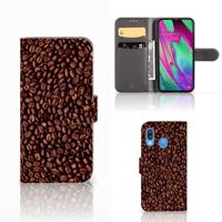 Samsung Galaxy A40 | Book Cover | Koffiebonen