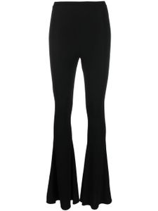 Magda Butrym pantalon en jersey à coupe évasée - Noir