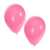 100 Baby roze geboorte ballonnen - thumbnail