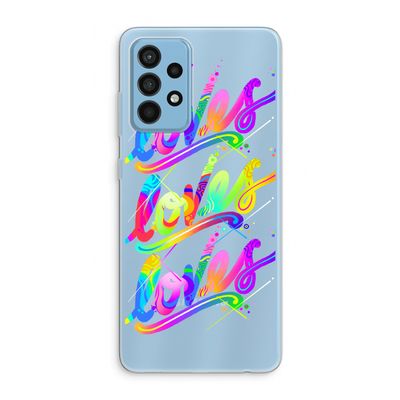 Loves: Samsung Galaxy A52 Transparant Hoesje