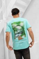 Malelions Retreat T-Shirt Heren Turquoise - Maat S - Kleur: Turquoise | Soccerfanshop