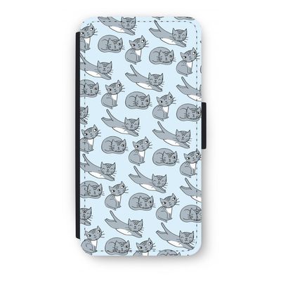 Poezen: iPhone 8 Plus Flip Hoesje