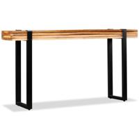Wandtafel verstelbaar massief gerecycled hout - thumbnail