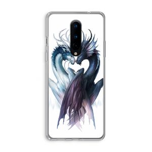 Yin Yang Dragons: OnePlus 8 Transparant Hoesje