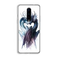 Yin Yang Dragons: OnePlus 8 Transparant Hoesje