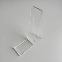 Acryl-standaard lederwaren h 18cm d 8.5c