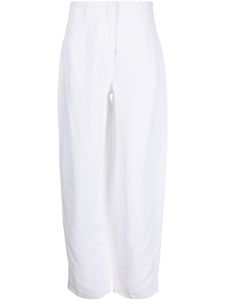 Emporio Armani pantalon à coupe ample - Blanc