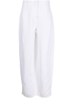 Emporio Armani pantalon à coupe ample - Blanc