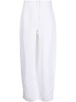 Emporio Armani pantalon à coupe ample - Blanc