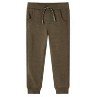VidaXL Kinderjoggingbroek 116 gemêleerd kakikleurig