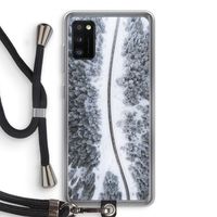Snøfall: Samsung Galaxy A41 Transparant Hoesje met koord