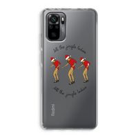 Jingle Ladies: Xiaomi Redmi Note 10 Pro Transparant Hoesje