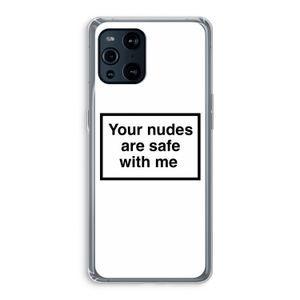 Safe with me: Oppo Find X3 Transparant Hoesje