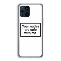 Safe with me: Oppo Find X3 Transparant Hoesje