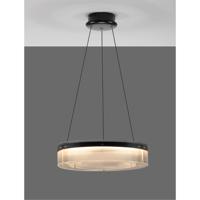 Lyora Design hanglampPauline zwart met glas Ø 55cm - 9695261