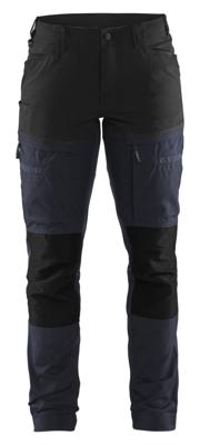 Blåkläder Servicewerkbroek met stretch voor dames 71661845 | Donker marineblauw/Zwart | Maat 44 - 7330509799888