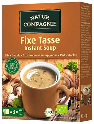 Snack soup champignons bio