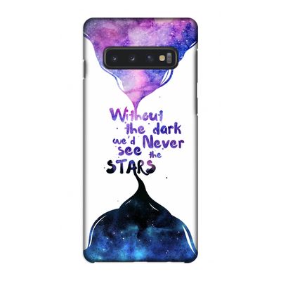 Stars quote: Samsung Galaxy S10 4G Volledig Geprint Hoesje