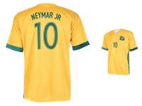 Brazilie Voetbalshirt Neymar Thuis