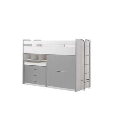 Vipack halfhoogslaper Bonny - zilverkleurig - 227x150x94,6 cm