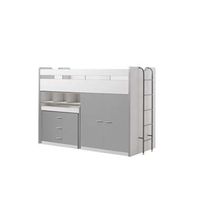 Vipack halfhoogslaper Bonny - zilverkleurig - 227x150x94,6 cm