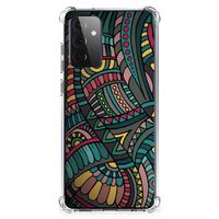 Samsung Galaxy A72 4G/5G Doorzichtige Silicone Hoesje Aztec - thumbnail