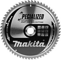 Makita Cirkelzaagblad voor Hout | Specialized: Noest/Spijker | Ø 270mm Asgat 30mm 60T - B-09531