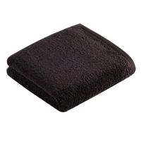 Vossen Vossen handdoek Vegan Life anthrazit 50x100