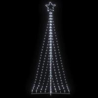 LED-kerstboom 447 LEDs koud wit 249 cm