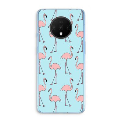 Anything Flamingoes: OnePlus 7T Transparant Hoesje