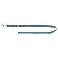 TRIXIE HONDENRIEM PREMIUM VERSTELBAAR PETROL BLAUW 200X1 CM TRIXIE HONDENRIEM PREMIUM VERSTELBAAR PETROL BLAUW 200X1 CM