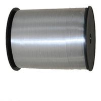 Cadeaulint/sierlint in de kleur zilver 5 mm x 500 meter - Cadeauversiering