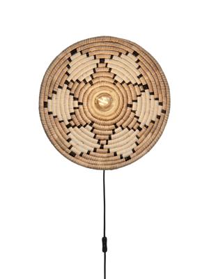 GOOD&MOJO Wandlamp 'Andros' 45cm, kleur Naturel/Wit