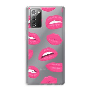 Bite my lip: Samsung Galaxy Note 20 / Note 20 5G Transparant Hoesje