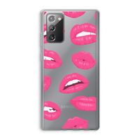 Bite my lip: Samsung Galaxy Note 20 / Note 20 5G Transparant Hoesje