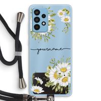 Daisies: Samsung Galaxy A52 Transparant Hoesje met koord