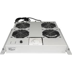 Intellinet 712798 19 inch 4 x Ventilator voor patchkast 1 HE Grijs