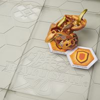 Bakugan Battle Matrix, luxe speelbord met unieke gouden Sharktar - thumbnail