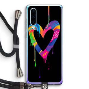 Melts My Heart: Huawei P30 Transparant Hoesje met koord