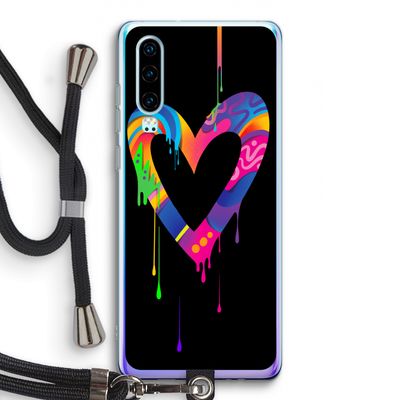 Melts My Heart: Huawei P30 Transparant Hoesje met koord