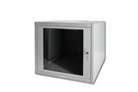 Digitus 19" 9U Wall Mounting Cabinet, Unmounted Wandrek Grijs - thumbnail