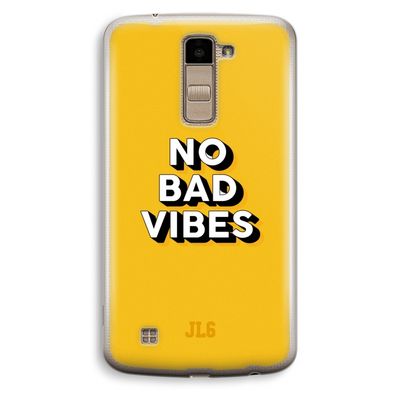 No Bad Vibes: LG K10 (2016) Transparant Hoesje