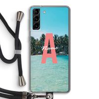 Pacific Dream: Samsung Galaxy S21 Plus Transparant Hoesje met koord