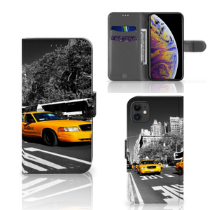 Apple iPhone 11 Flip Cover New York Taxi