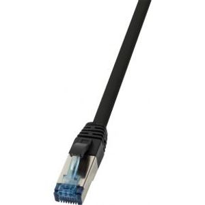 LogiLink CQ6145S netwerkkabel Zwart 50 m Cat6a S/FTP (S-STP)