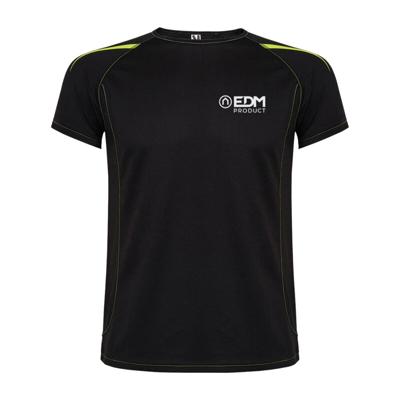 Heren-T-Shirt met Korte Mouwen EDM Zwart - Maat: L